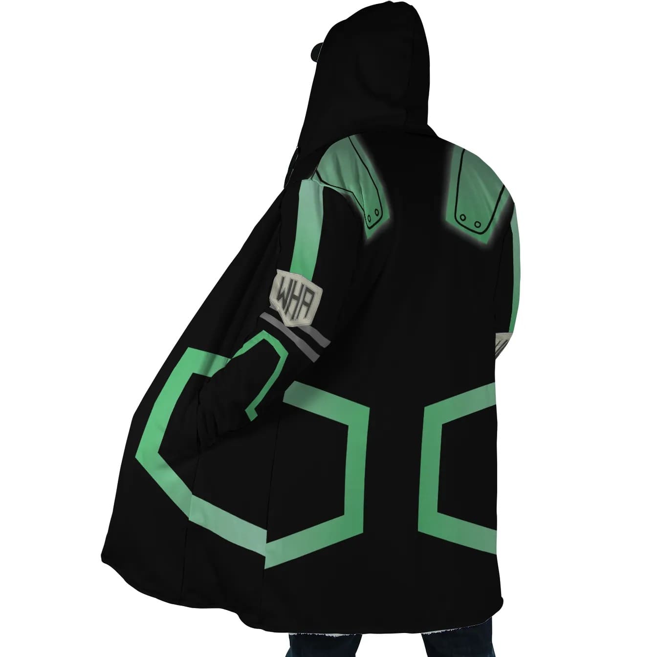 Deku Cosplay Hooded Cloak Coat