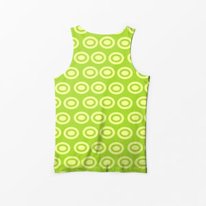 Nami Stampede Pattern Curved Hem Tank Top