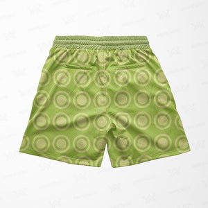 Nami Stampede Pattern Mesh shorts