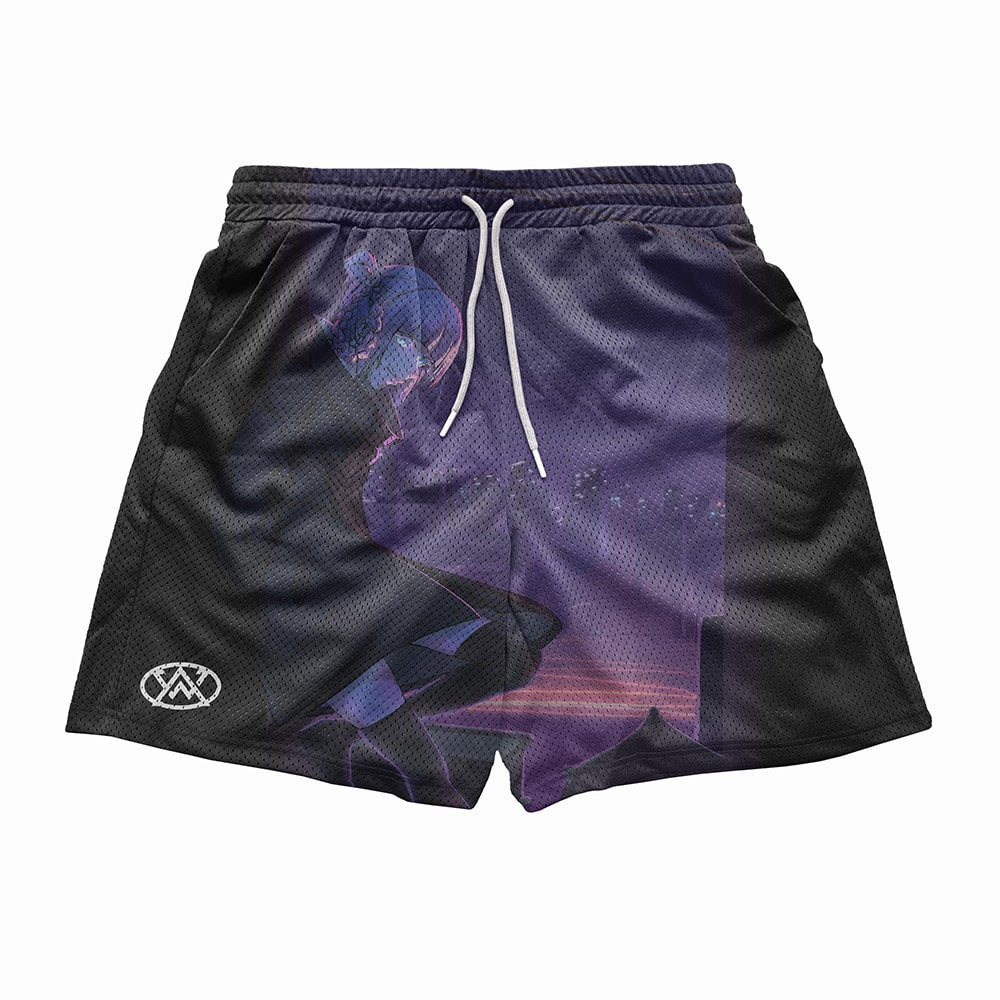 Night Call Anime Mesh shorts