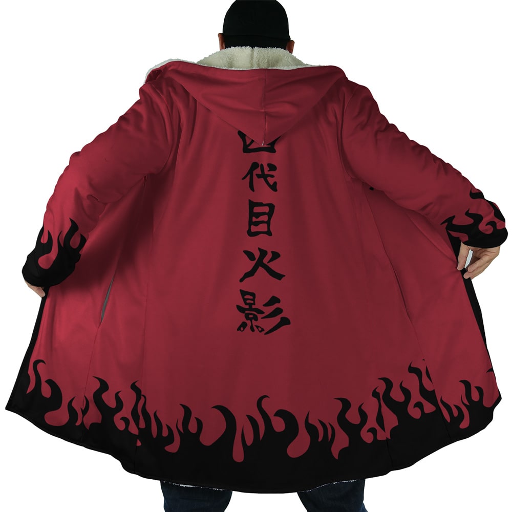 Namakaze Shinobi Fleece Hooded Cloak Coat