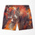 Fairy Tail Natsu Dragneel Color Embossed Shorts