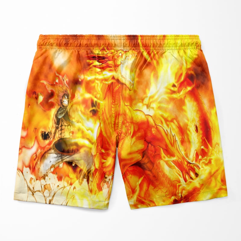 Dragnil Fire Brushed Board Shorts