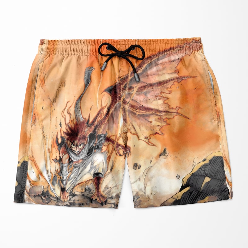 Natsu Dragon Skin Fusion Fairy Tail Shorts