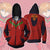 Genesis Unit-02 Classic Asuka Pattern Zipper Evangelion Hoodie