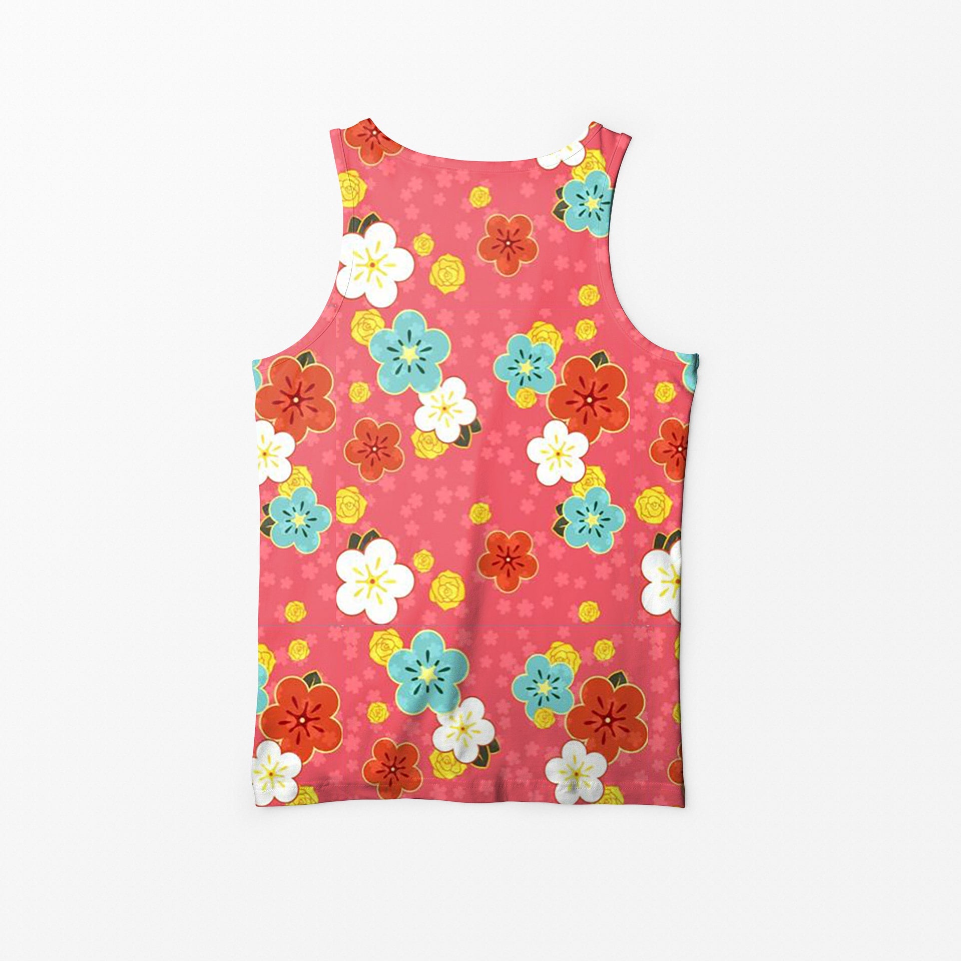 Nico Yazawa Taisho Roman Curved Hem Tank Top