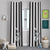 Snake Pillar Classic Stripe Pattern Blackout Window Curtains