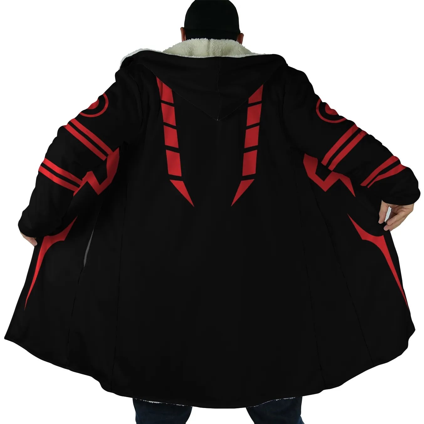 King of Curses Hooded Cloak Fleece Coat