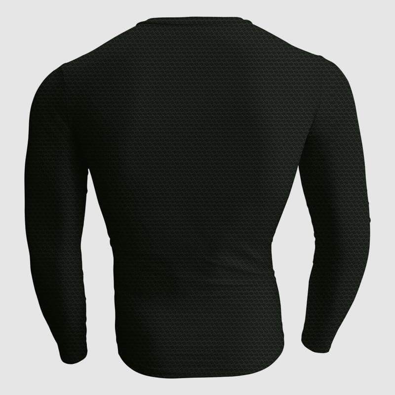 Superman Pure Black 3D Printed Superman Long Sleeve Shirt - Anime Wise