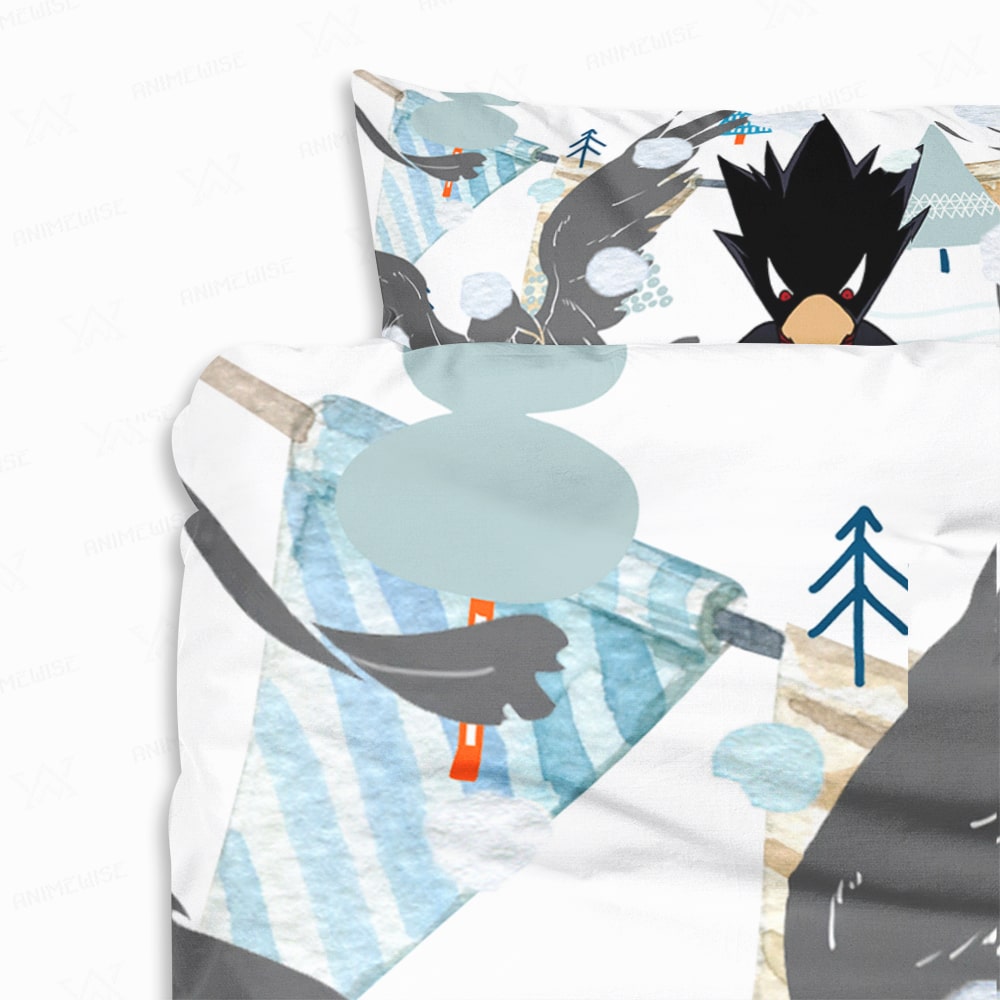 Dark Shadow Christmas Snow Comforter Set