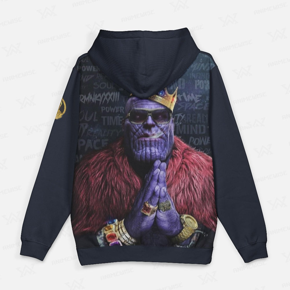 King Thanos Rap Style Hip Hop Thanos Infinity War Thanos Hoodie Anime Wise