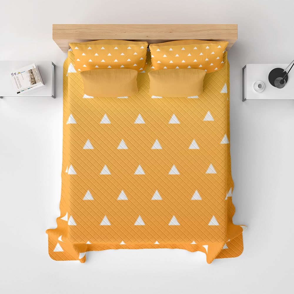 Thunder Breath Pattern Bedspread Quilt Set