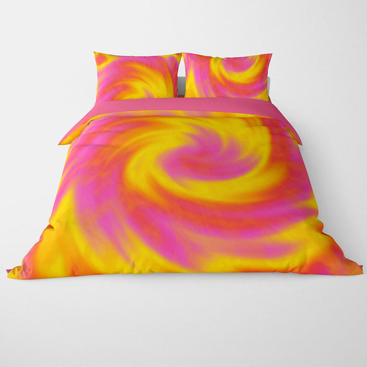 Duvet Cover Set - Tie-Dye Cool Color Glow Whirlpool