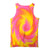 Tie-Dye Cool Hip Color Glow Curved Hem Tank Top