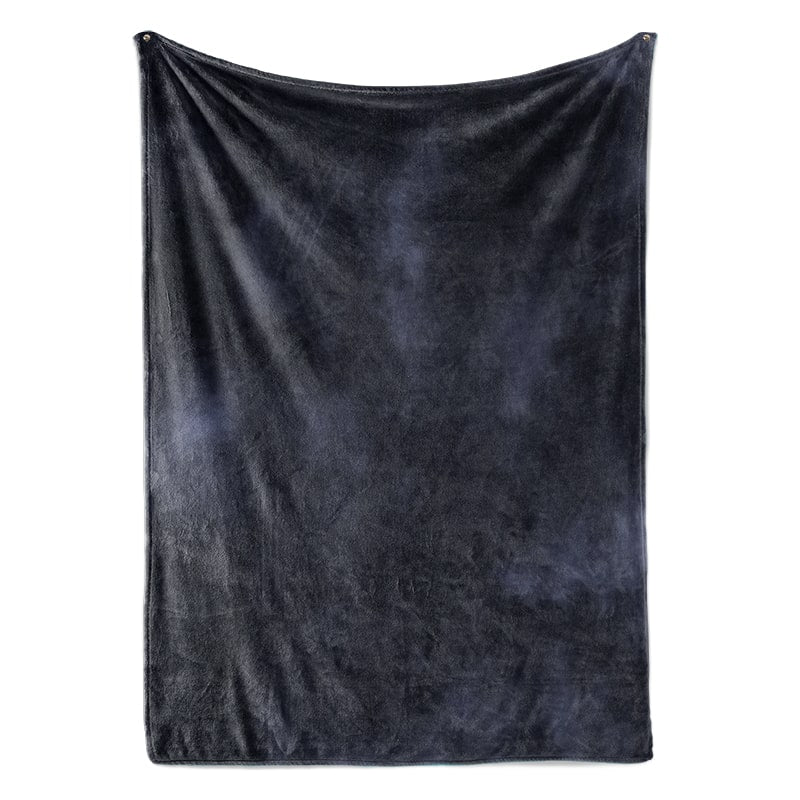 Tie-Dye Dark Clouds Fusion Minimalist Design Plush Fleece Blanket