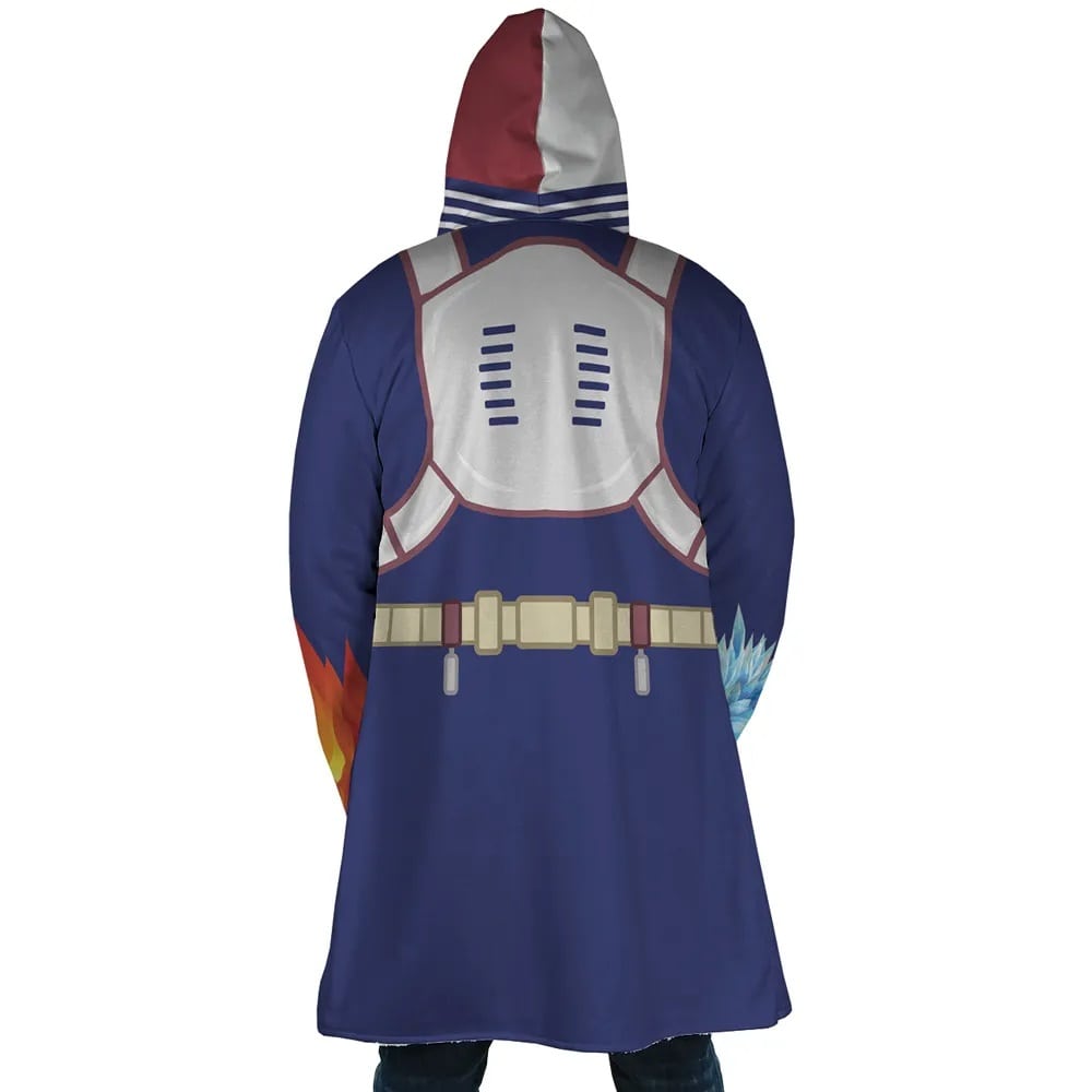 Todoroki Cosplay Hooded Cloak Coat