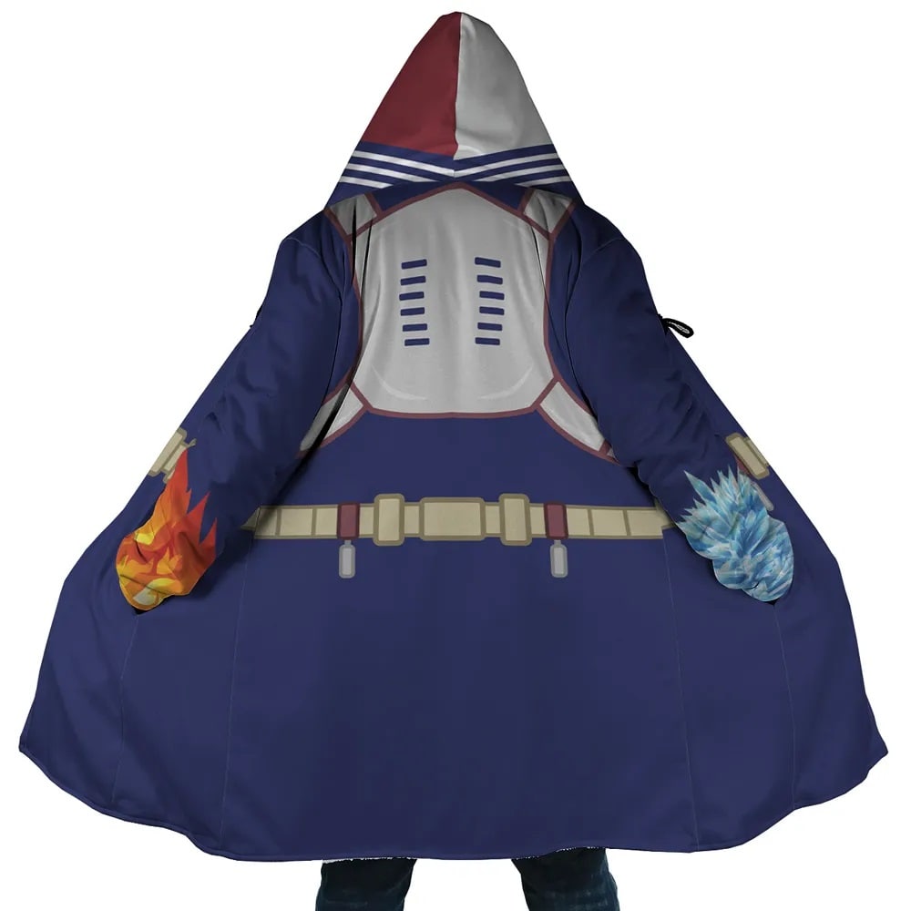 Todoroki My Hero Hooded Cloak Coat