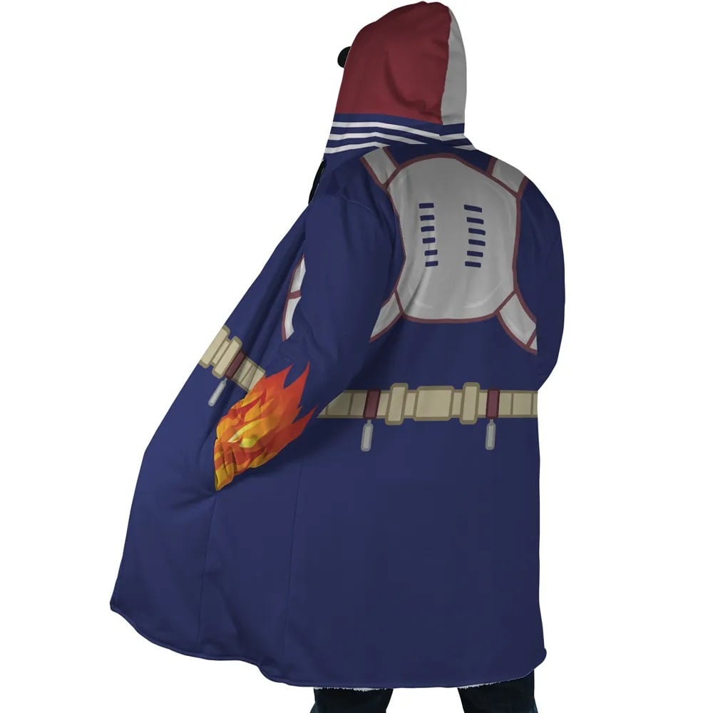 Todoroki My Hero Hooded Cloak Coat