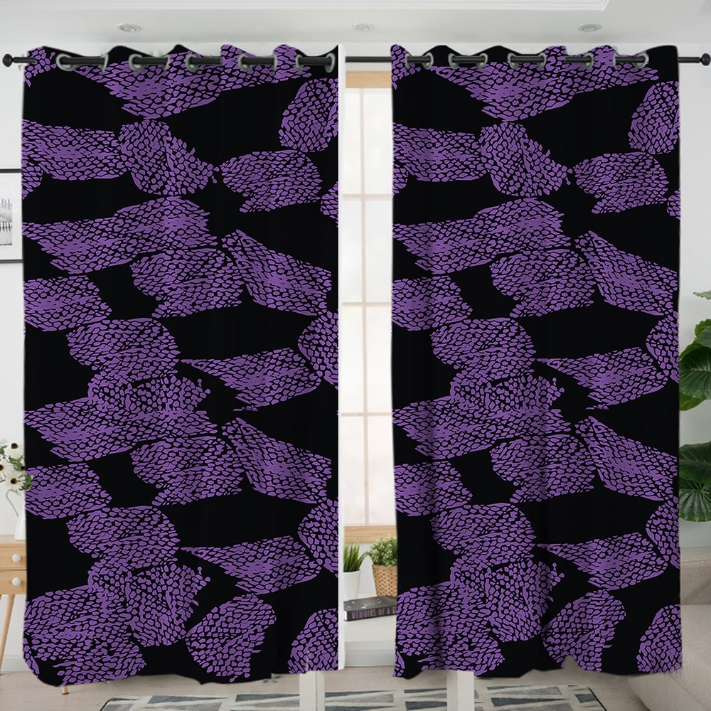 Twelve Kizuki Upper Rank One Demon Corps Blackout Window Curtains