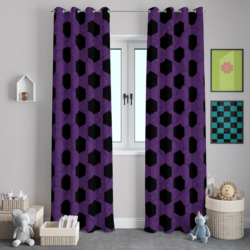 Upper Rank One Demon Slaying Blackout Window Curtains