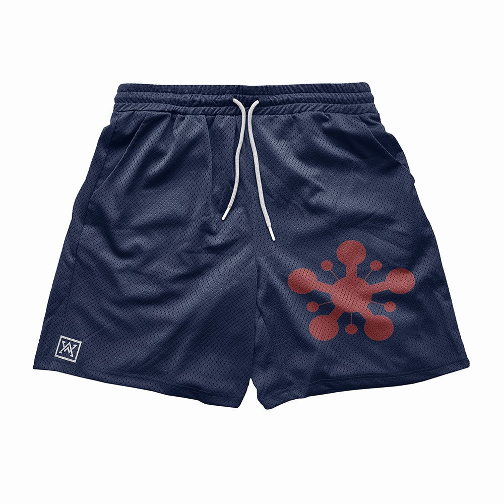 Sound Pillar Demon Corp Mesh shorts