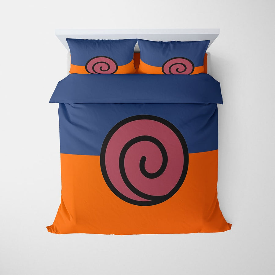Buy Naruto Uzumaki Classic Emblem Brushed Comforter Set