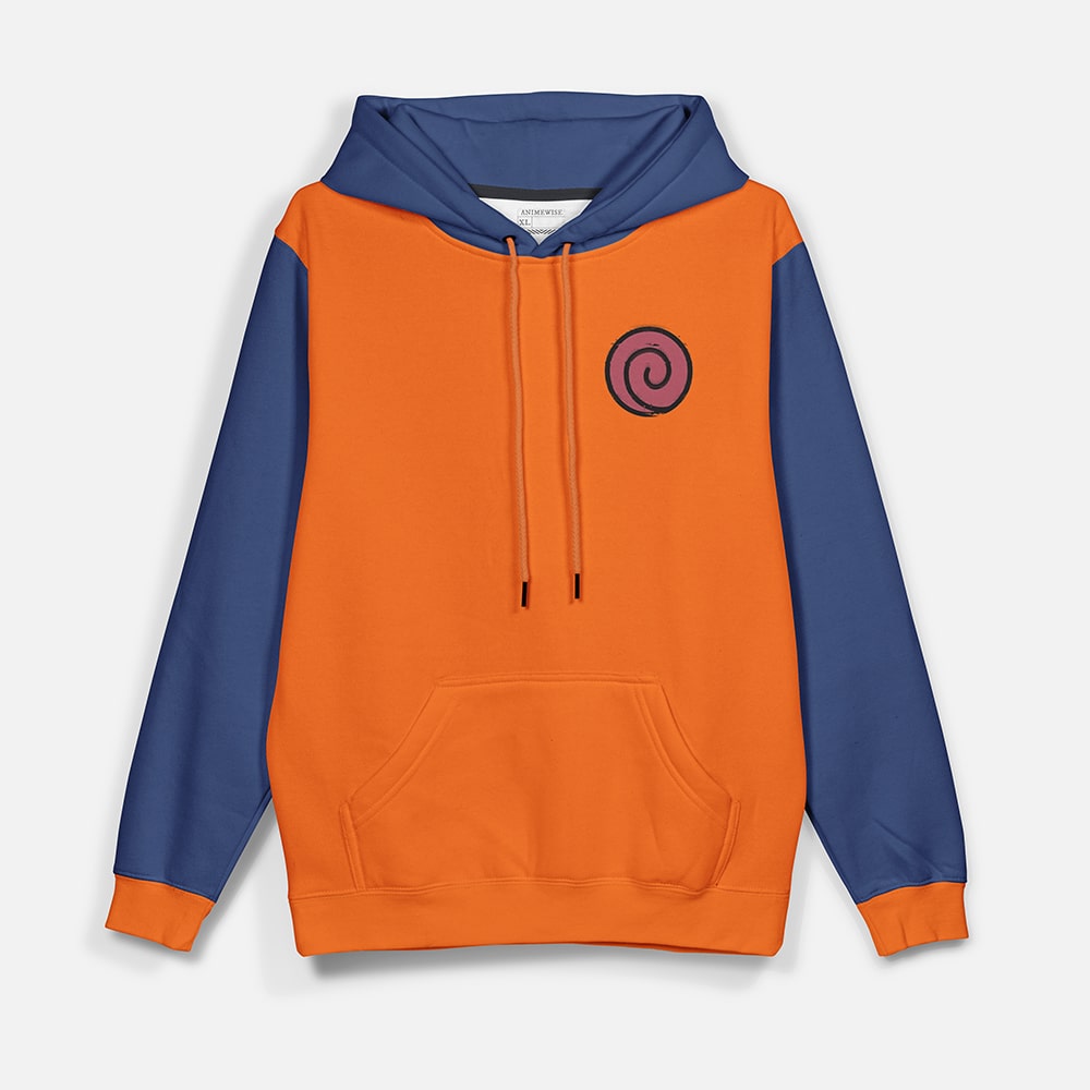 Uzumaki Emblem Brushed Pullover Hoodie