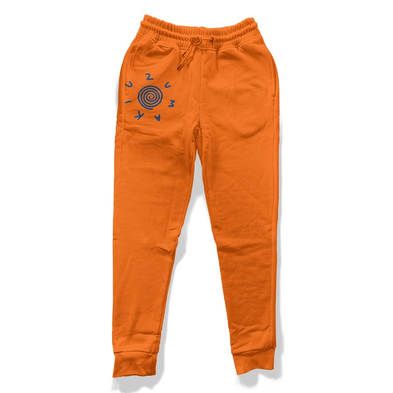 Uzumaki Clan Emblem Brushed Sweat Pants Joggers