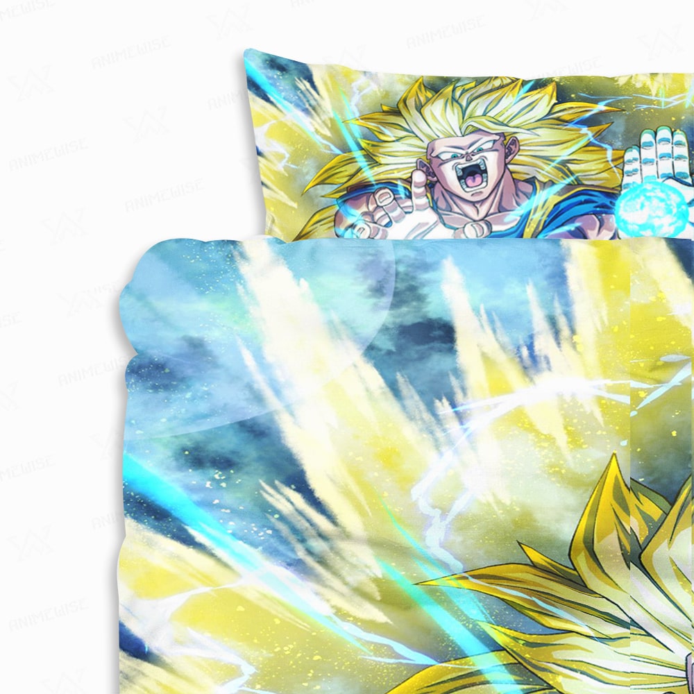 Vegeta Goku Super Saiyan Force Duvet Cover Bedding