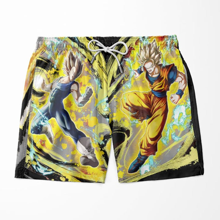 Vegta Goku Super Saiyan Fight Dragon Ball Shorts