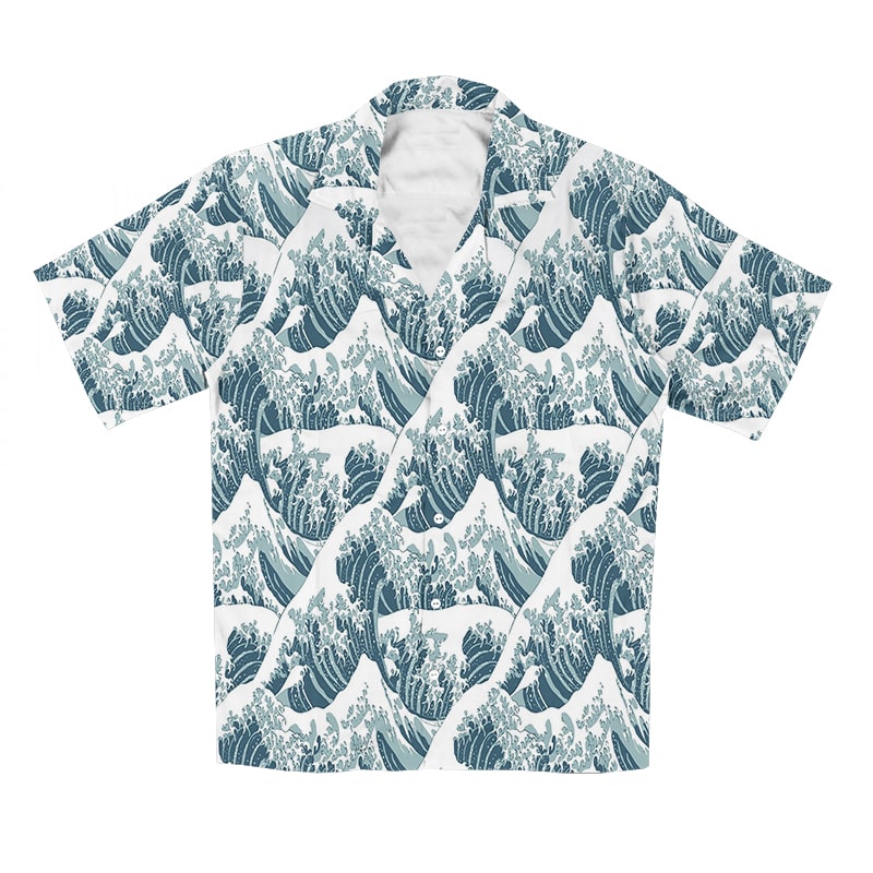 Waves of Kangava Hawaiian Shirt