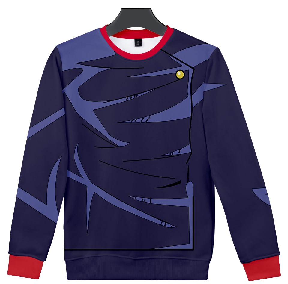 Yuji Itadori  Cool Hip Color Fusion Classic Cosplay Inspired Jujutsu Kaisen Sweatshirt