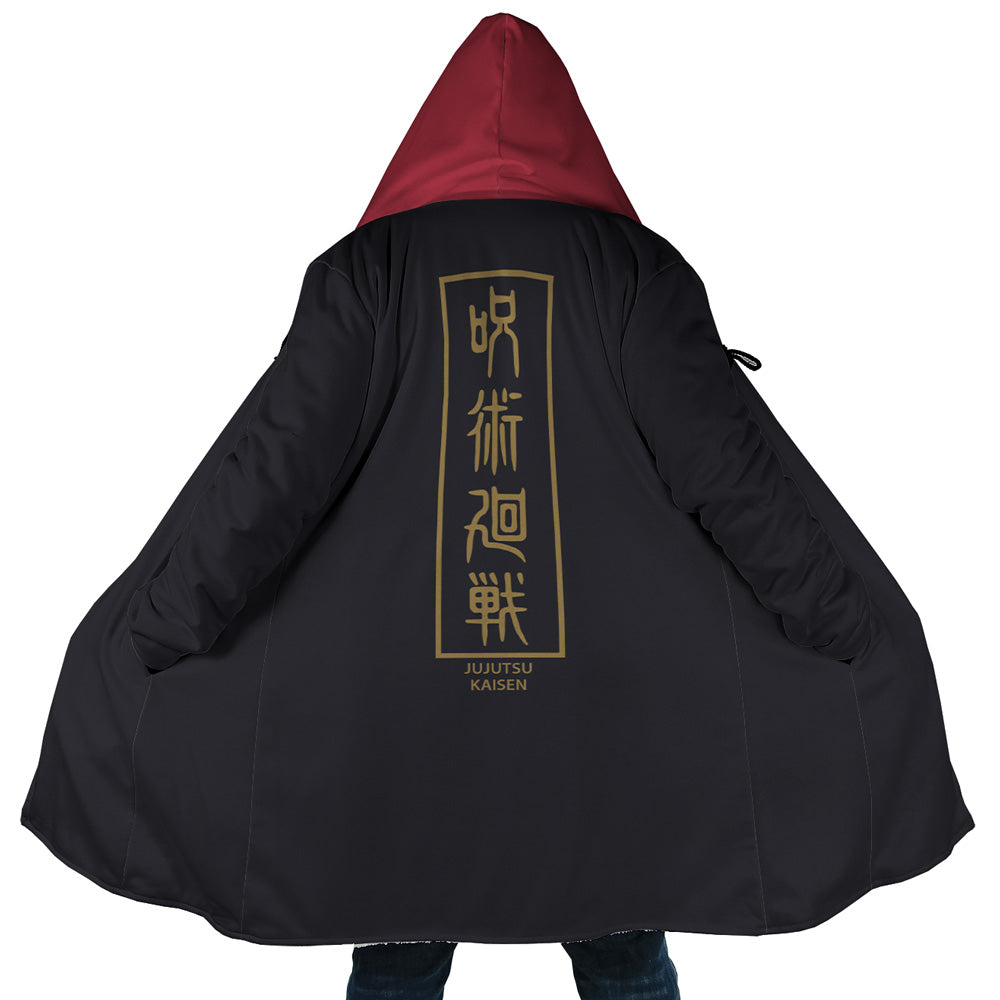 Yuji JJK Curse School Hooded Cloak Coat