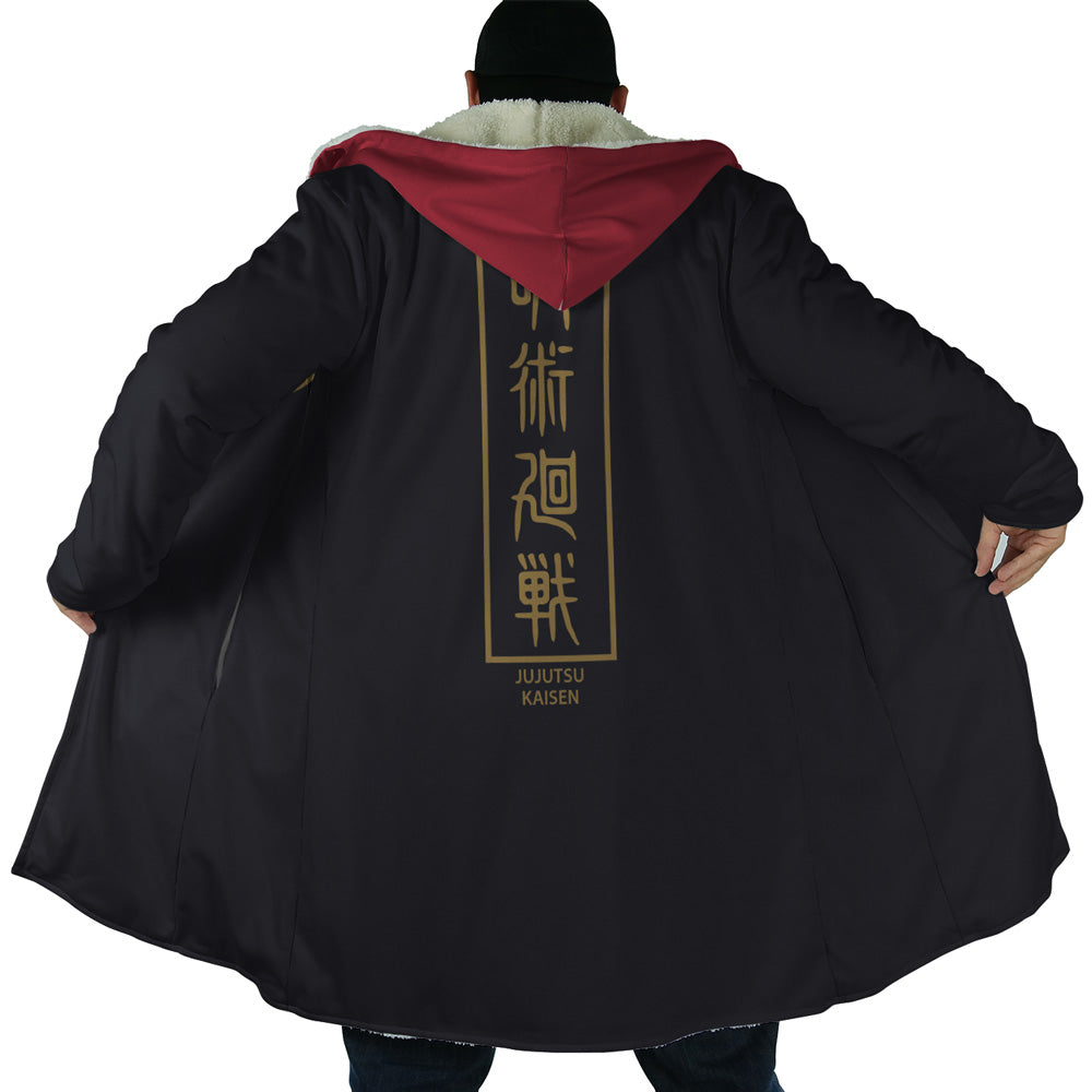 Yuji JJK Curse School Hooded Cloak Coat