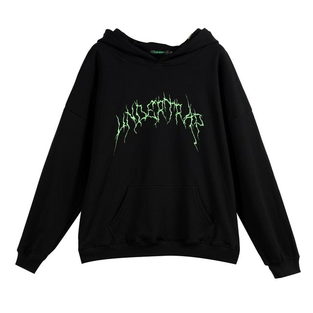 Evangelion Rei Skeleton Brushed Genesis Neon Pullover Hoodie